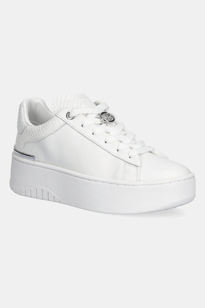 MICHAEL Michael Kors sneakersy skórzane Dottie Lace Up pozostałe biały 43R6DTFS1L.085