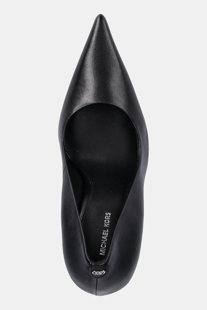 Kožne štikle MICHAEL Michael Kors Elyse High Pump crna 40R6EYHP1L.001
