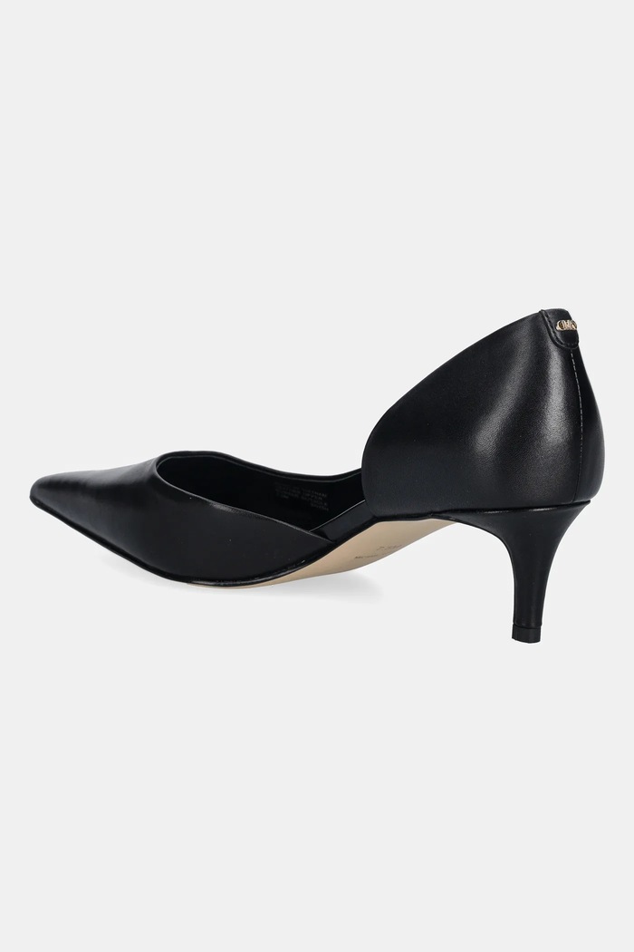 Обувь Кожаные туфли MICHAEL Michael Kors Elyse Kitten Pump 40F5EYMP1L.001 чёрный
