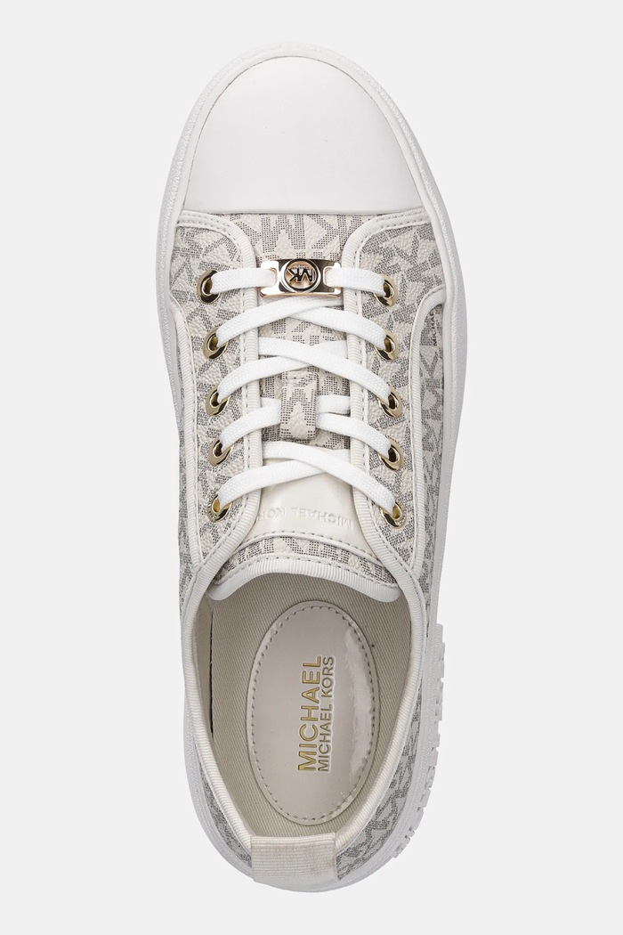 Tenisice MICHAEL Michael Kors Evy Lace Up bež 43F5EYFS1B.150