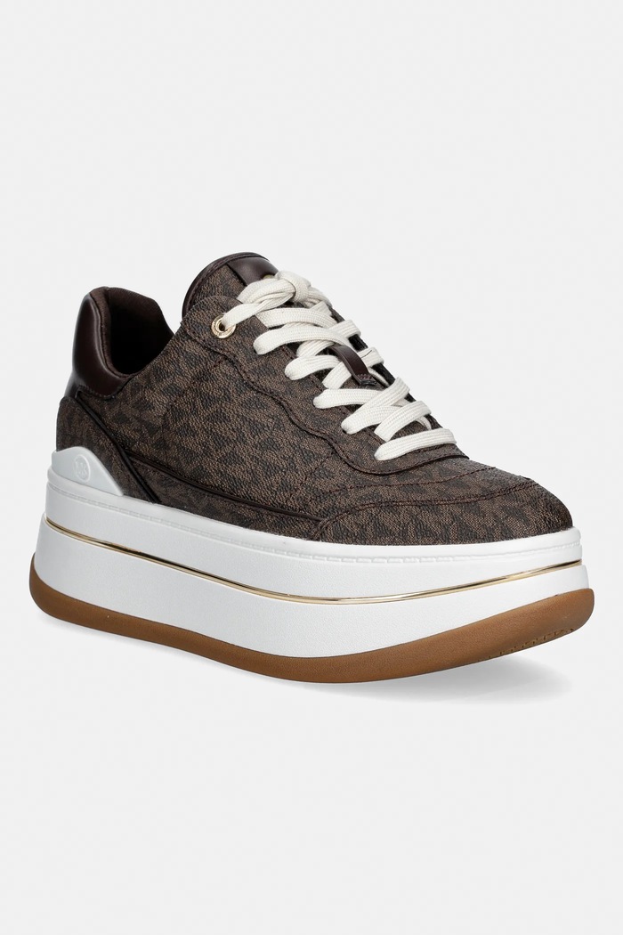 Tenisky MICHAEL Michael Kors Hayes Lace Up iný hnedá 43S5HYFS2B.200
