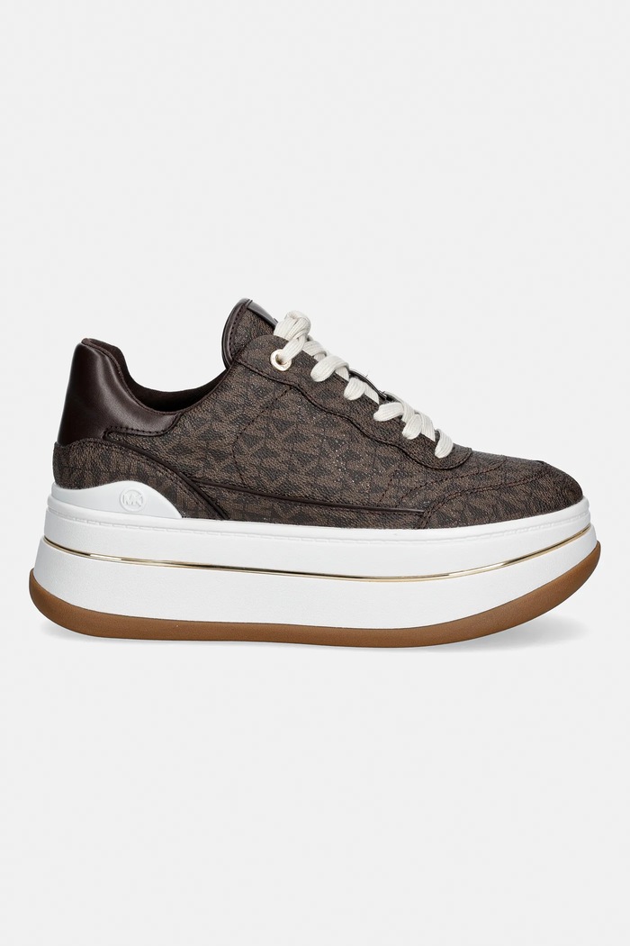 Tenisky MICHAEL Michael Kors Hayes Lace Up 43S5HYFS2B.200 hnedá SS26