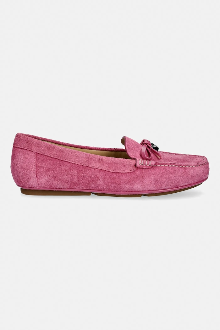 Semišové mokasíny MICHAEL Michael Kors Juliette Moc 40S3JTFR1S.661 ružová SS26