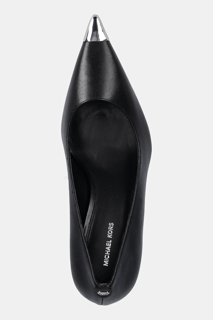 Δερμάτινες γόβες MICHAEL Michael Kors Kasia High Pump μαύρο 40R6KAHP3L.001