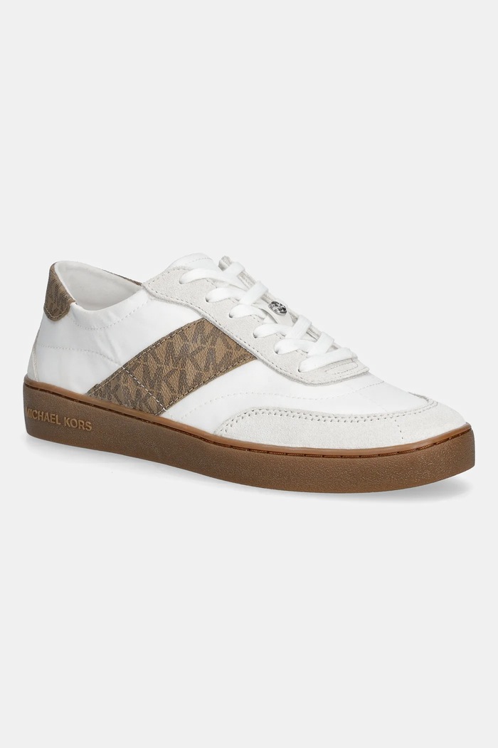 Tenisice MICHAEL Michael Kors Kaycee Lace Up tekstil bijela 43R6KCFS1D.297