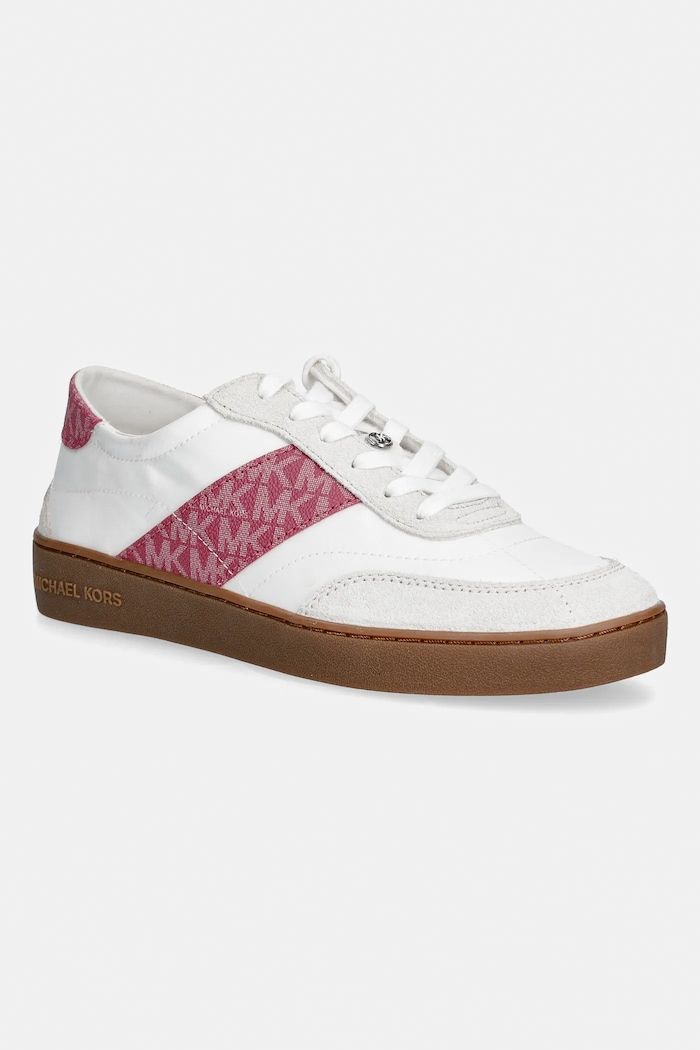 Tenisky MICHAEL Michael Kors Kaycee Lace Up textilní bílá 43R6KCFS1D.661