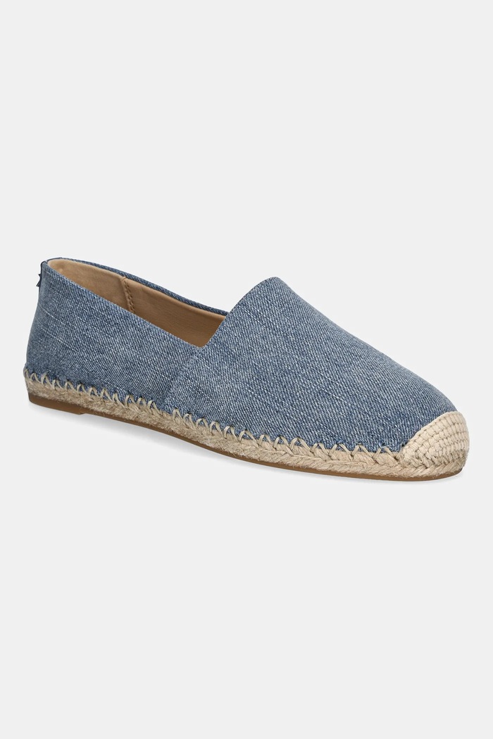 Espadrilky MICHAEL Michael Kors Kenzie Espadrille textilní modrá 40R6KZFP1D.452