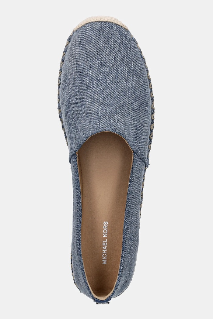 Espadrilky MICHAEL Michael Kors Kenzie Espadrille modrá 40R6KZFP1D.452