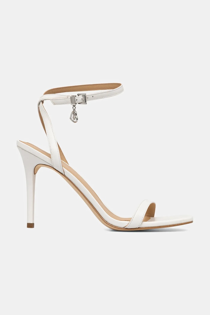 Kožené sandále MICHAEL Michael Kors Liana Sandal 40R6LNHS1L.085 biela SS26