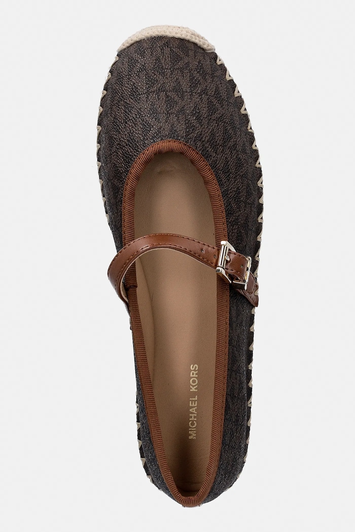 Εσπαντρίγιες MICHAEL Michael Kors Lynn Ballet Espadrille καφέ 40R6LYFP1B.200