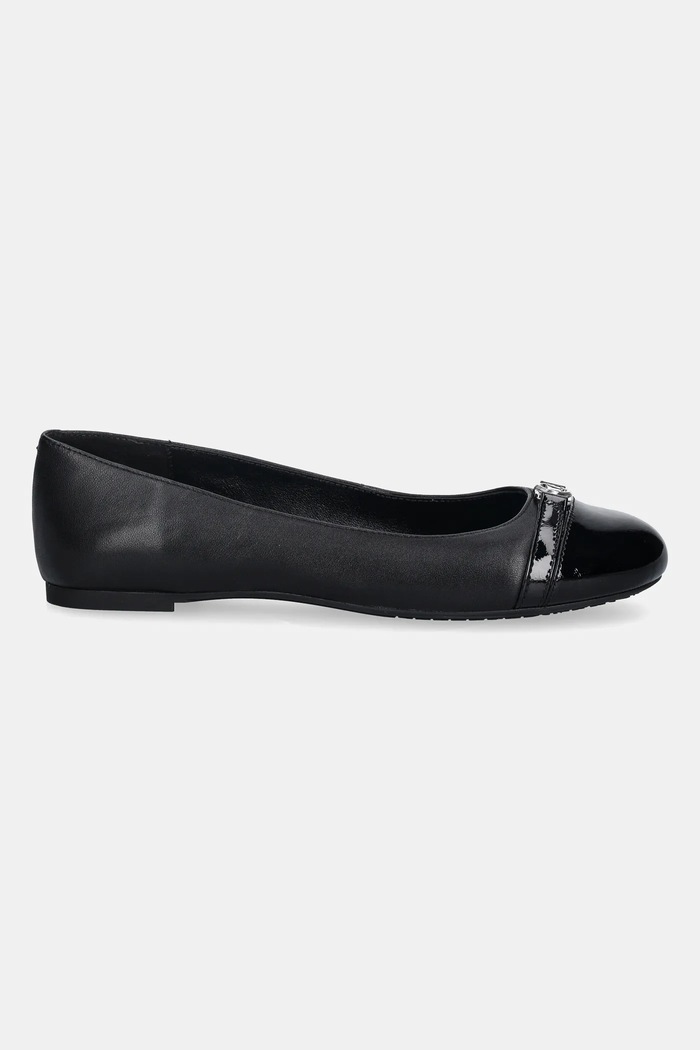 Kožne balerinke MICHAEL Michael Kors Mandy Flat 40F5MAFP1A.001 crna SS26