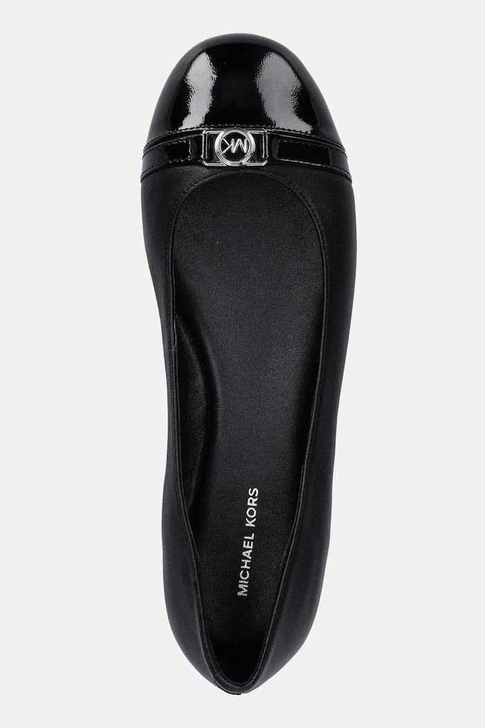 Kožne balerinke MICHAEL Michael Kors Mandy Flat crna 40F5MAFP1A.001