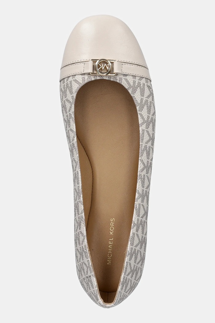 Balerinke MICHAEL Michael Kors Mandy Flat bež 40F5MAFP1L.150