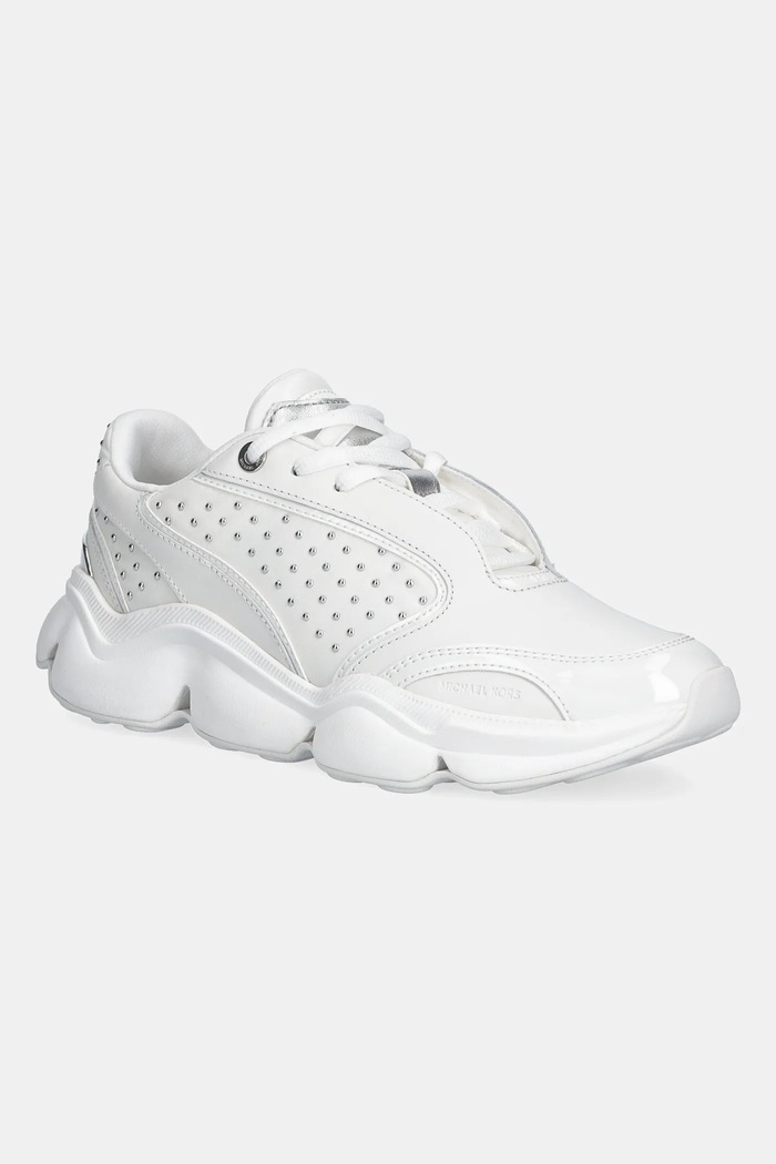 Tenisky MICHAEL Michael Kors Renny Trainer imitace kůže bílá 43R6REFS1D.085