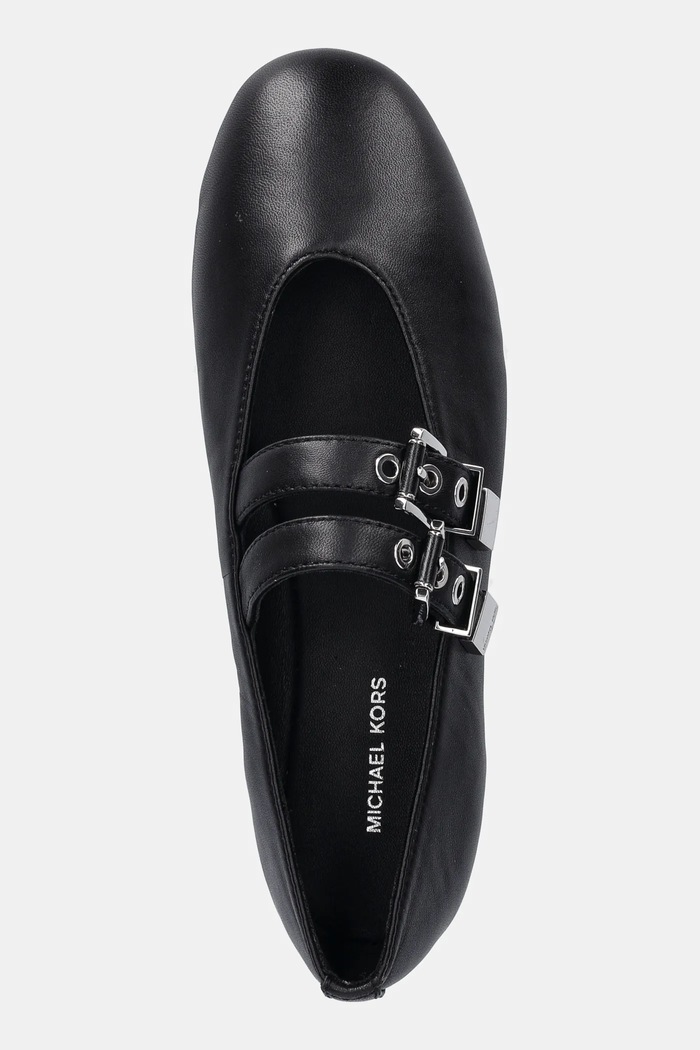 Kožne balerinke MICHAEL Michael Kors Rowen Flex Ballet crna 40R6RWFP1L.001
