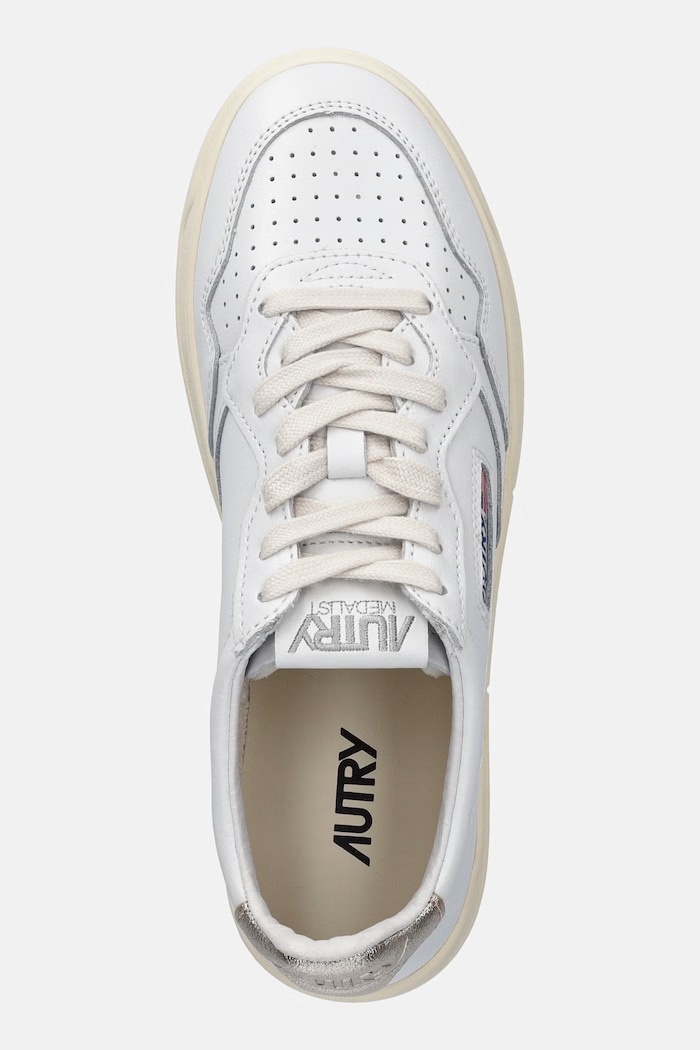 AUTRY leather sneakers Medalist Low white AULWLL06