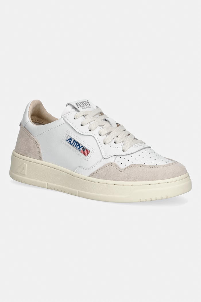 AUTRY sneakers Medalist Low grain leather white AULWLS33