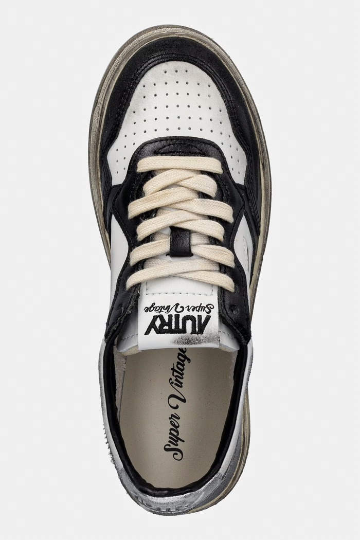 AUTRY leather sneakers Supvint Low black AVLWSV11