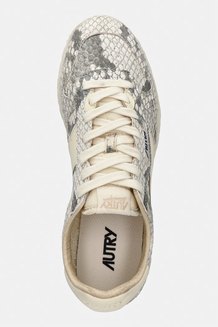 AUTRY sneakersy skórzane Windspin Low beżowy WSLWVV01