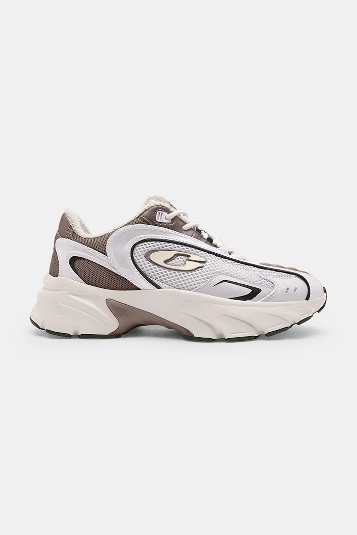 Маратонки Coach Bolt Runner Sneaker гладка кожа сив CDE28.WOO