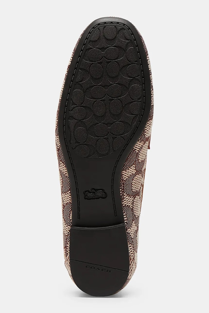 Μοκασίνια Coach Sculpted C Jacquard CCD68.URC καφέ