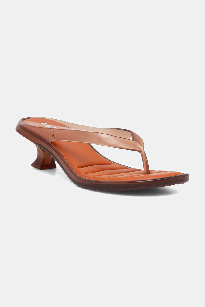 Melissa szpilki MELISSA THONG KITTEN HEEL AD 5-8 cm pomarańczowy M.38068.BU427