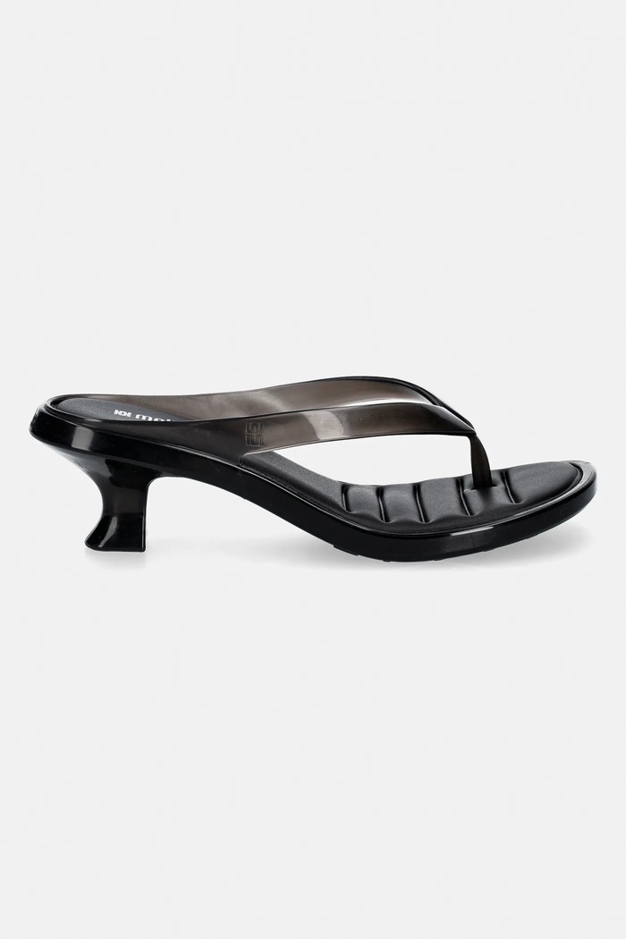 Šľapky Melissa MELISSA THONG KITTEN HEEL AD M.38068.BU430 čierna SS26