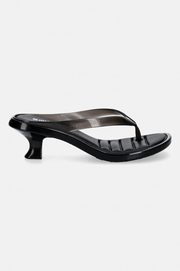 Šľapky Melissa MELISSA THONG KITTEN HEEL AD M.38068.BU430 čierna SS26