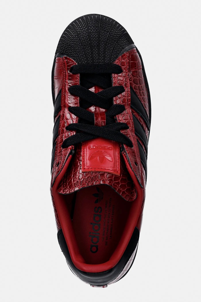 adidas Originals sneakers in pelle Superstar II W rosso HQ9302