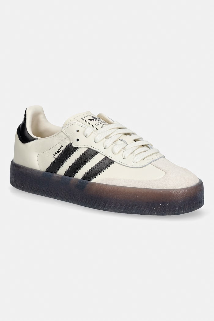 adidas Originals Sambae W sneakers da donna in pelle beige IH4041
