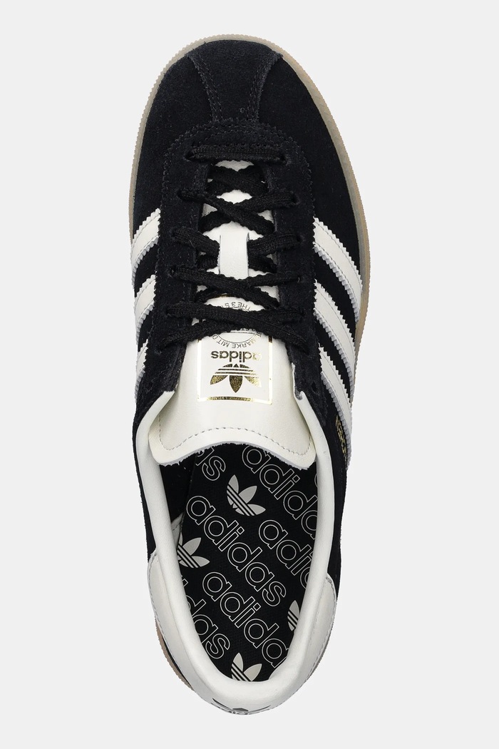 adidas Originals sneakersy zamszowe Muenchen W czarny IH4206