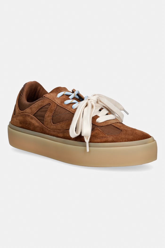 Inuikii sneakersy Lynn Suede tekstylny brązowy 1001.001.0461.150