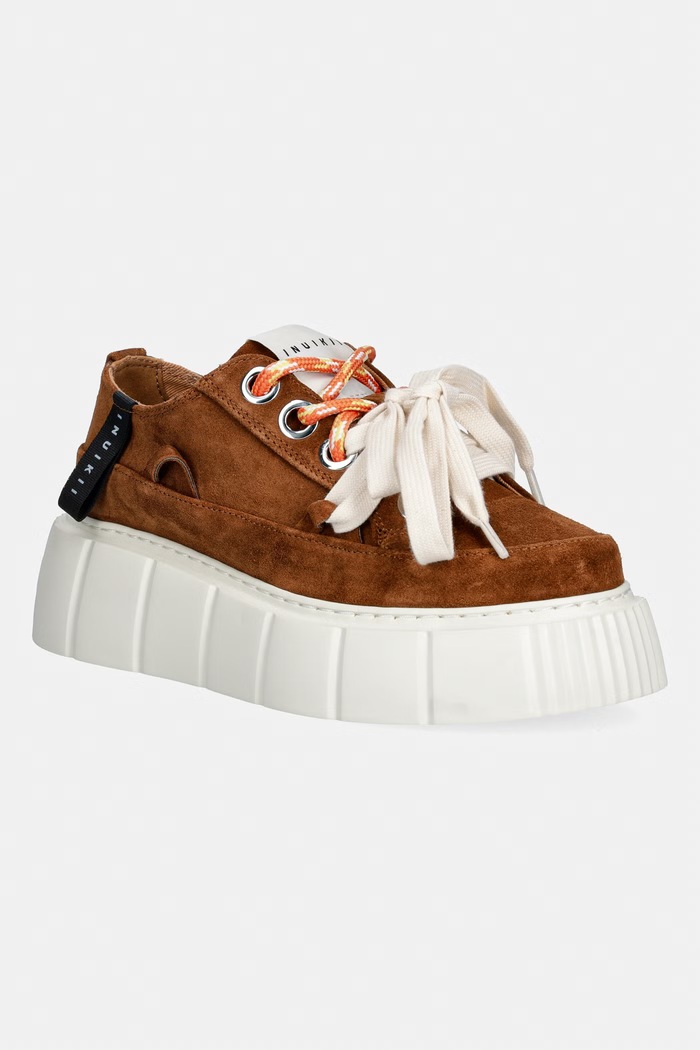 Inuikii sneakersy zamszowe Matilda Suede pozostałe brązowy 1001.001.0511.150