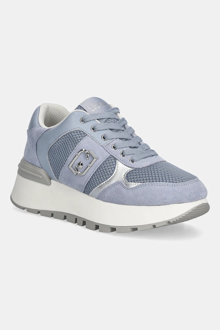 Liu Jo Sneakersy AMAZING 43 BIS niebieski BA6031PX027S3954