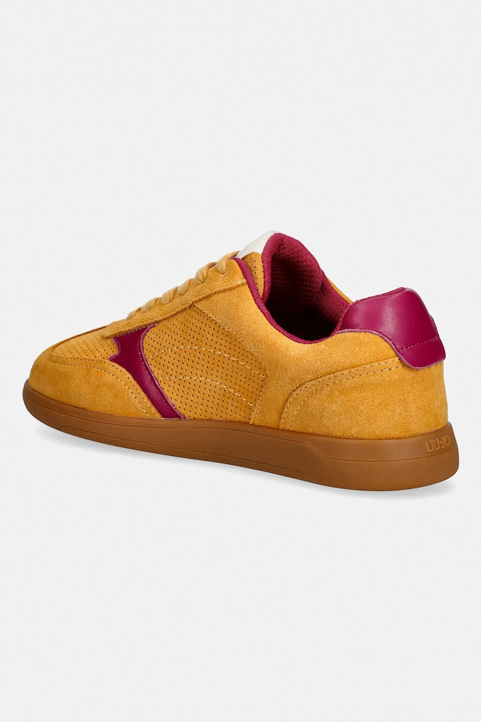 Obuwie Liu Jo sneakersy zamszowe CONNOR 01 BA6051PX658S4092 żółty