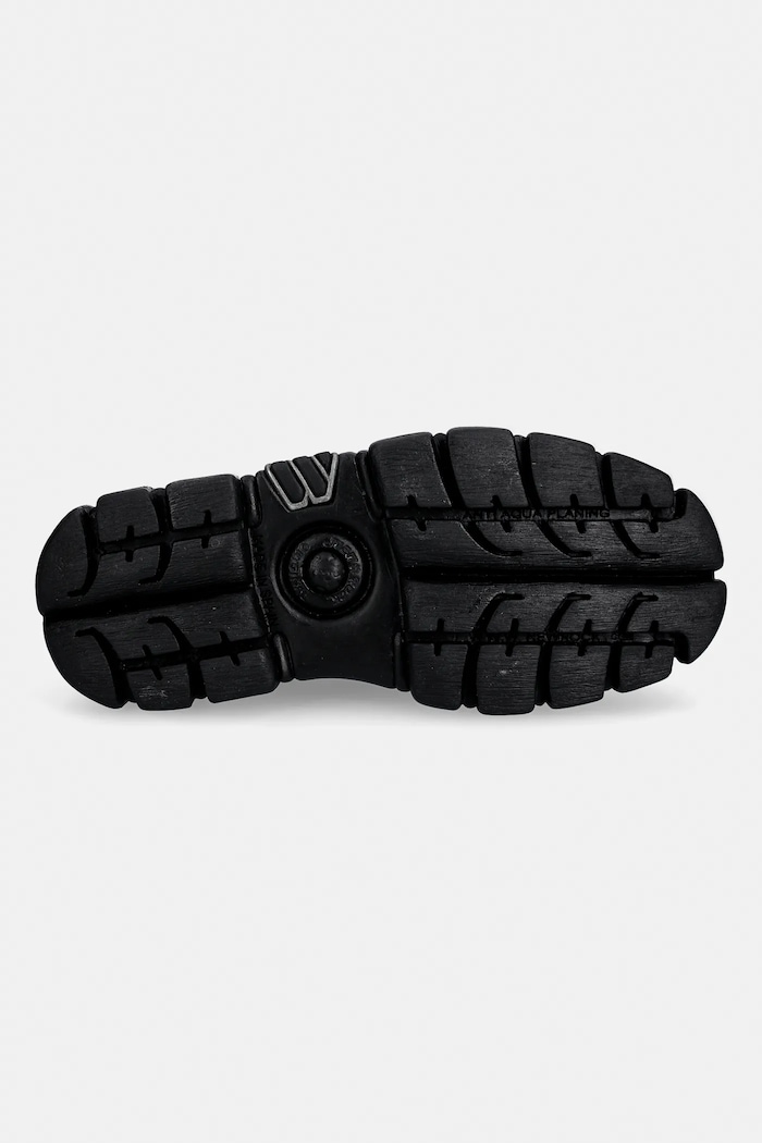 Kožené mokasíny New Rock CRUST NEGRO, TOWER NEGRO LATERAL M.895.C6 čierna