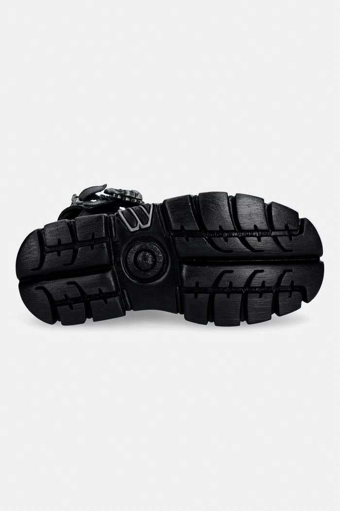 New Rock LUXOR NEGRO,TOWER NEGRO + LATERAL + ENT. Sandals Women's leather M.BIOS104.C7 black