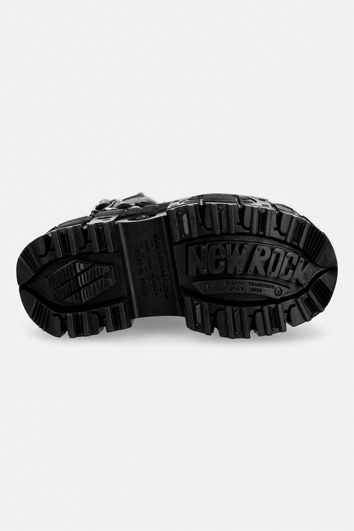 New Rock LUXOR NEGRO, TANK CASCO NE sandály dámské kožené M.BIOS107.C3 černá