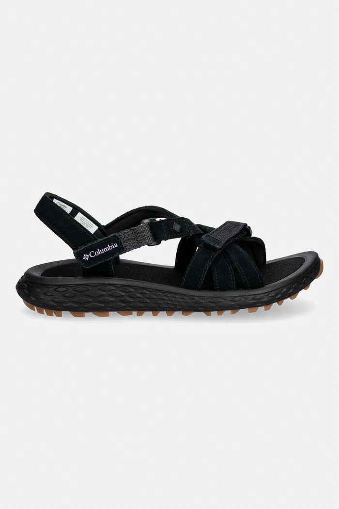 Columbia sandały damskie zamszowe KONOS ESLA 2149711 czarny SS26