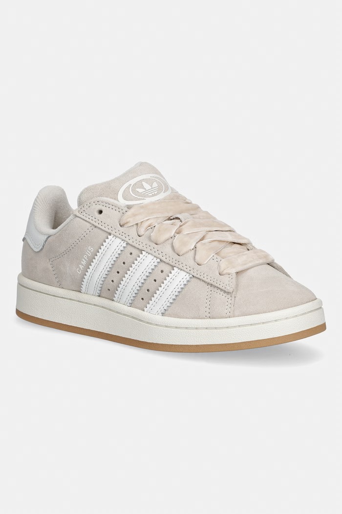 Kožené tenisky adidas Originals Campus 00s usňová koža béžová IH4336