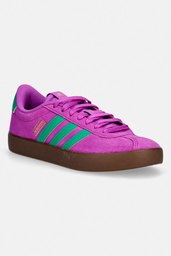 Sneakers adidas Vl Court 3.0 απομίμηση λείου δέρματος ροζ IH6515