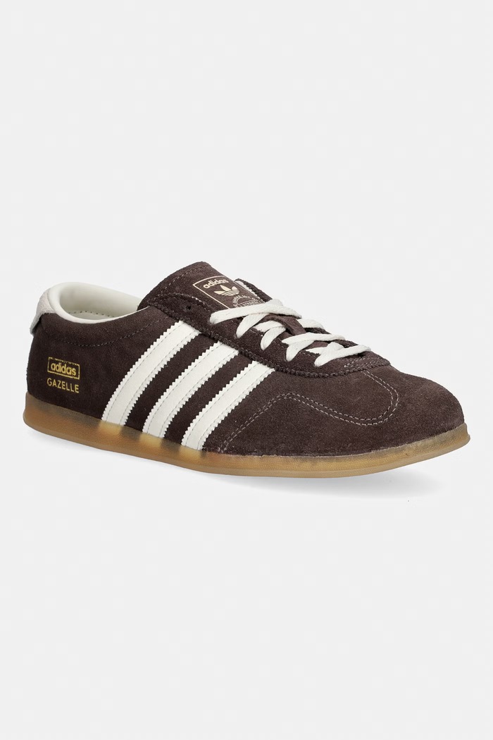 Cipele adidas Originals Gazelle Lo Pro brušena koža smeđa IH6932