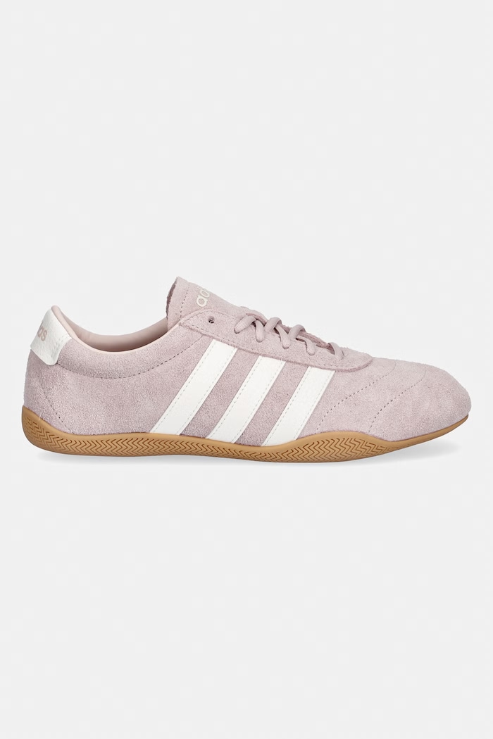 adidas sneakersy zamszowe Grand Court JQ7225 różowy SS26