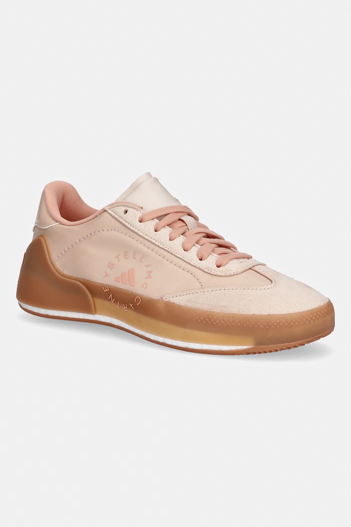 Tenisky adidas by Stella McCartney Court Boost textilný oranžová JQ9753