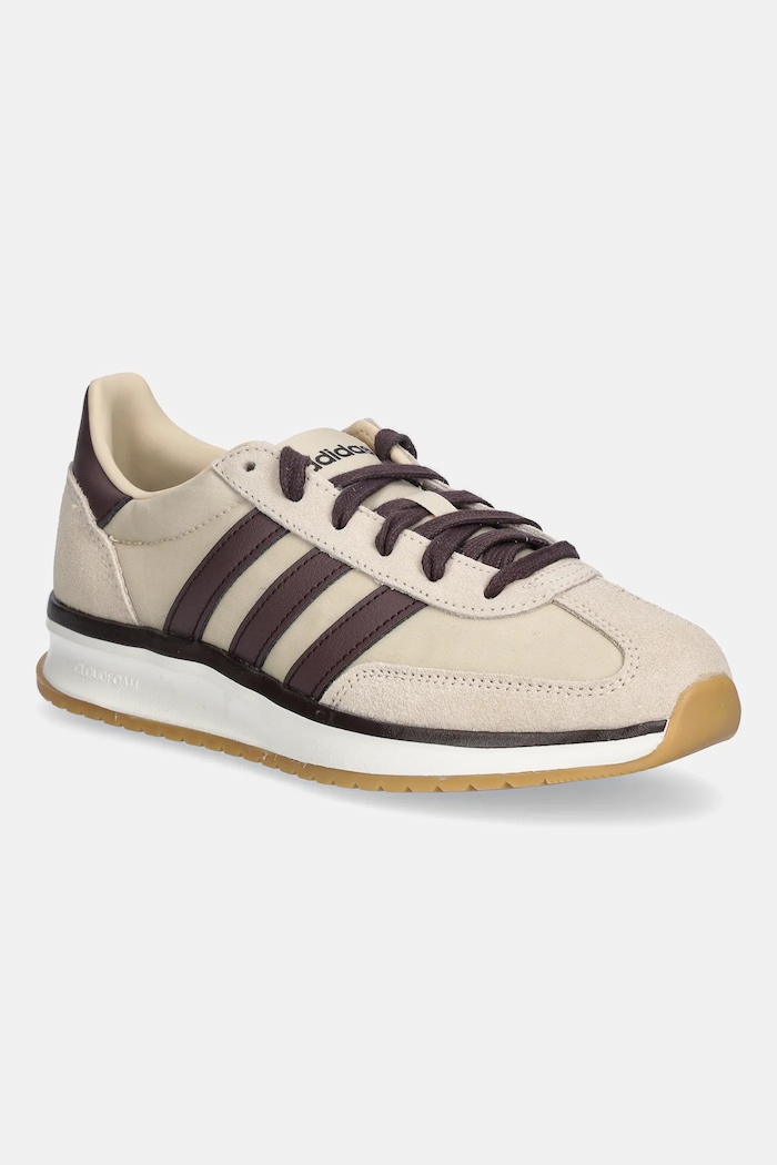 adidas sneakersy Run 70s 2.0 skóra zamszowa beżowy JR2426