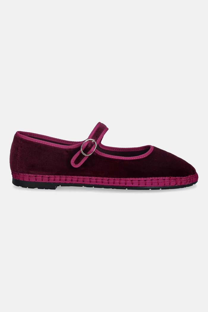 Baleríny Flabelus MARY JANE Ursula burgundské SS26