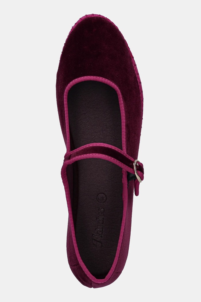 Baleríny Flabelus MARY JANE burgundské Ursula