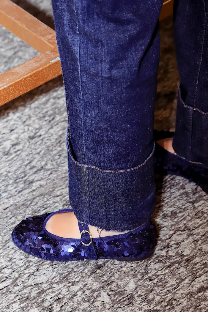 Flabelus balerina PIERRE Pierre.Sequins.Navy
