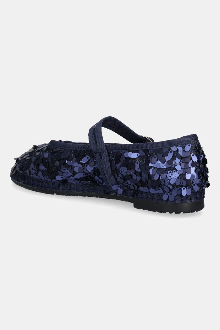 Cipők Flabelus balerina PIERRE Pierre.Sequins.Navy sötétkék