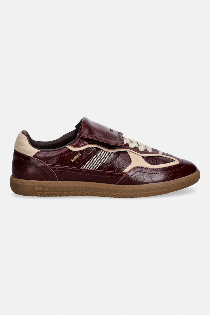 Alohas bőr sportcipő Tb.490 Club S100829.05 burgundia SS26